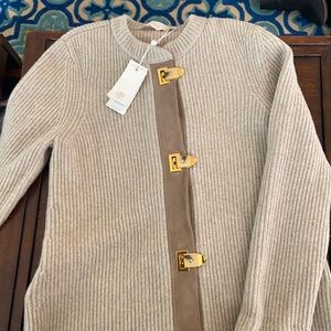 Tory Burch Rory sweater coat new with tags